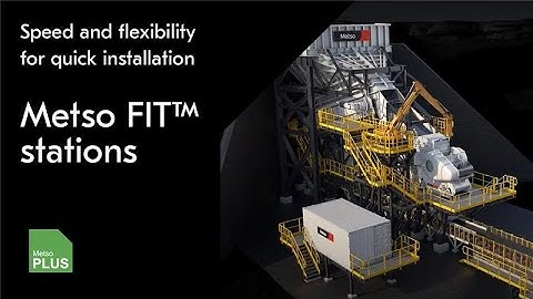 Metso FIT™ stations - speed and flexibility for quick installation