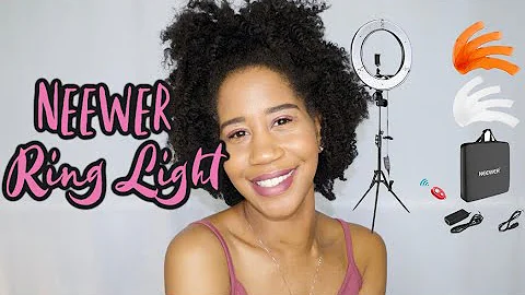 Neewer Ring Light Kit 18" - How to Set Up Ring Light + Demo | Best Ring Light for Small Youtubers