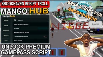 *BEST* Brookhaven Script Mango HUB Unlock All Premium Gamepass | Hydrogen, Fluxus, Arceus x Mobile