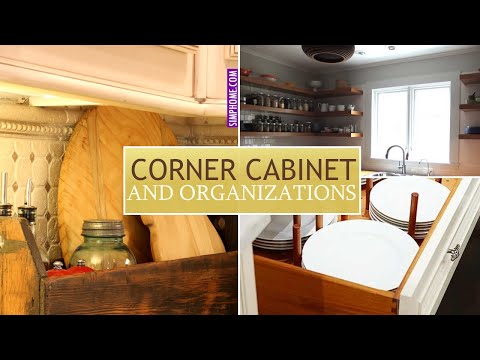 12 Kitchen's Corner Cabinet Organization Ideas