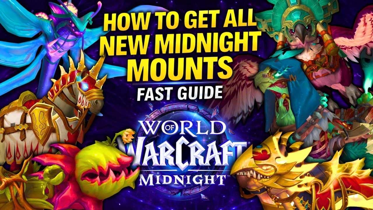 Every New Mount Coming in Midnight and How to Get Them - WoW Mount Guide | Patch 12.0.1