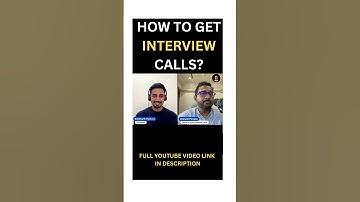 Are you struggling to get interview calls? | Interview Tips #freshers #linkedin #naukri #salary