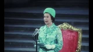 Queen Elizabeth II Opens 1975 Inter-Parliamentary Union Conference