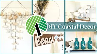 🐚 NEW and EASY DOLLAR TREE DIY Coastal Decor for 2023! 🐚