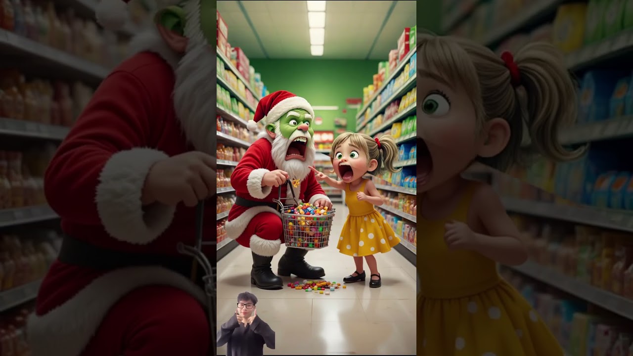 ❤️ Evolution of Baby: Crying baby in shopping mall with Santa Claus 🥰 