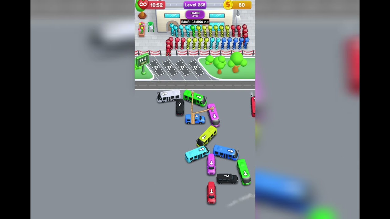 Crowd Express Boarding Puzzle Level 266 Game Walkthrough Solution