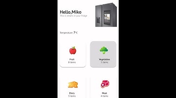 JIA’s intelligence fridge project’s prototype Vedio