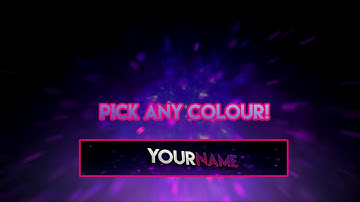 Free banner template for Paint.net! | Pick any colour!
