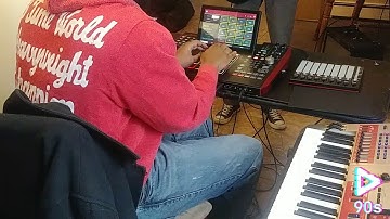 #Akai #Mpcx #jamuary Middle of jam session with Mpc x