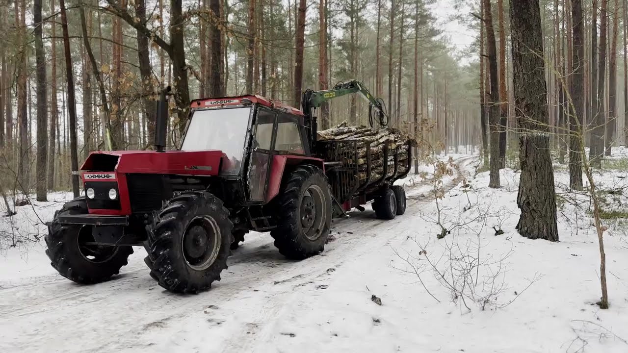 POV: Ursus 1224 Forestry Work – Hydraulic Repair in the Forest | Real Sounds