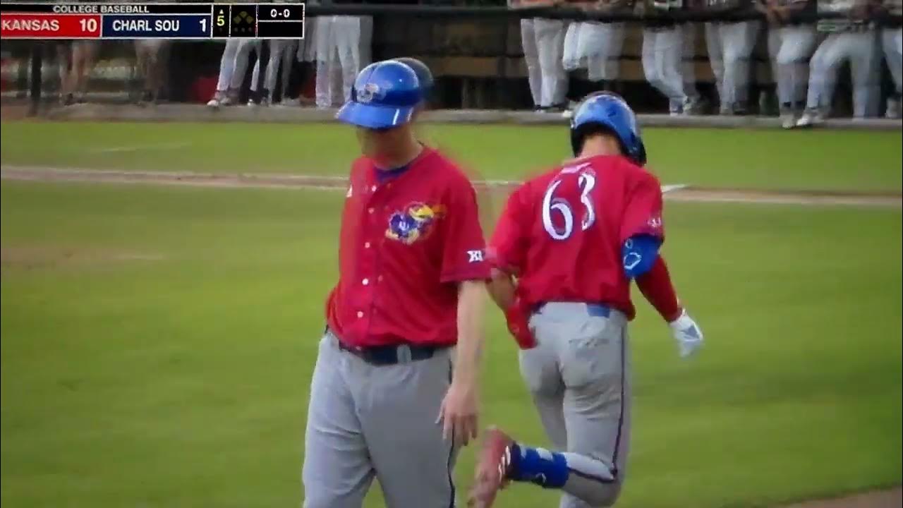 Kansas baseball's Tavian Josenberger hits 2nd home run of game vs