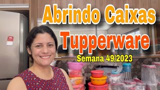 Abrindo Caixas Tupperware - Semana 49/2023 - 1º pedido da vitrine 13.