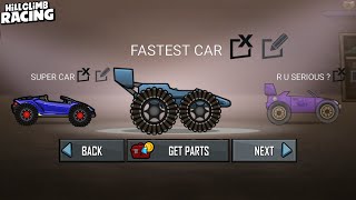 Hill Climb Racing : GARAGE MAXED RACE CAR vs RALLY CAR