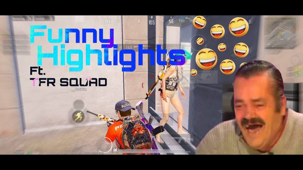 Some Hilarious Moments From Bgmi Ft. Tfr Squad | Bgmi Highlights | Tushar8212