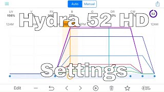 Aqua Illumination Hydra 52 HD settings