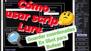 Como Configurar el Scrip Lure EN SBOT  PT COMPLETO 😉