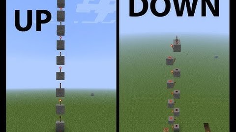 How to make a vertical redstone signal! - Minecraft