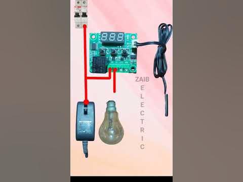 W1209 Temperature Controller Wiring For Incubator | Short Animation