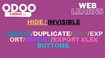 How to Disable Buttons in Odoo List Views