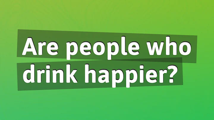 Are people who drink happier?