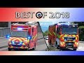 Fire Trucks & Cars responding ⎜BEST OF 2018⎟ Siren, Horn & Action