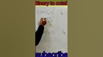 Binary to octal conversion 🔥🔥computer number system || conversion trick #short #yutubeshort #yt