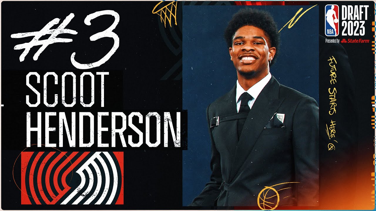 Scoot Henderson Goes #3 Overall In The 2023 #NBADraft