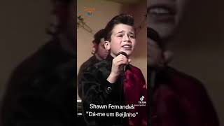 SHAWN FERNANDES singing &quot;Da-me um Beijinho&quot; at Christmas Party