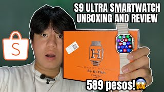 S9 ULTRA SMARTWATCH UNBOXING AND REVIEW | HOW TO CONNECT TO IOS OR ANDROID PHONE