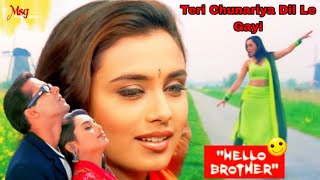 Teri Chunnariya | Hello Brother | Kumar Sanu, Alka Yagnik, Salman Khan, Rani Mukharji, Arbaaz, Song