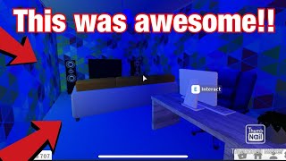 AWESOME GAMING ROOM SPEED BUILD IN BLOXBURG (Roblox)