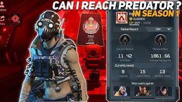 CAN I REACH PREDATOR IN SEASON 1? (APEX LEGEND MOBILE) Iphone 11 60FPS