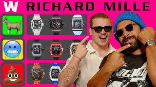 RANKING DIFFERENT RICHARD MILLE MODELS!!