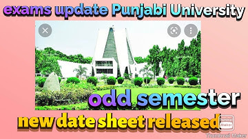 new update from Punjabi University, new date sheet for theory & practical exams released, a report