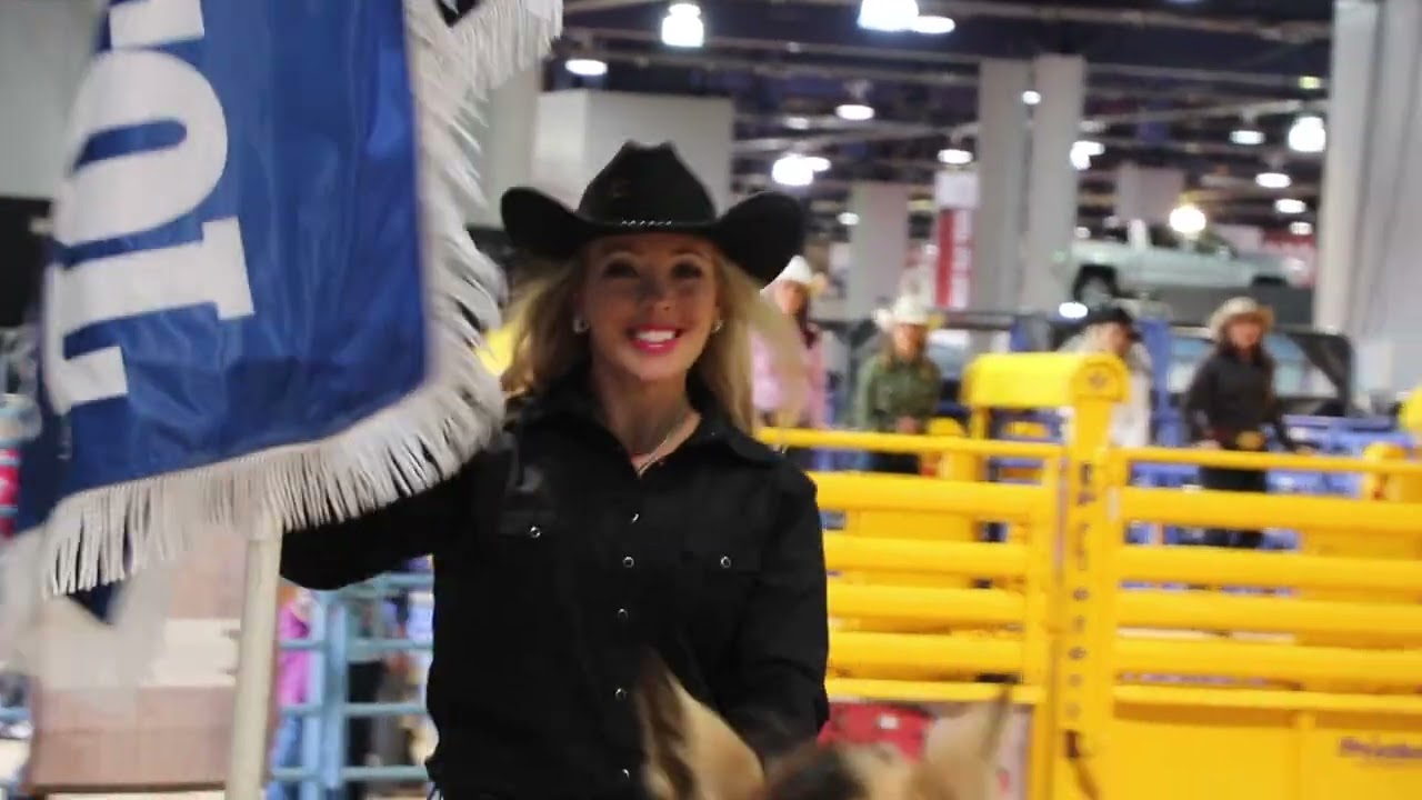 Flag girl competition on December 12, 2017 at the convention center in Las Vegas.