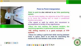 Fundamentals of NC/CNC: Lecture-6 (Point to Point Interpolation)