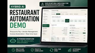 Hybrid AI Restaurant Automation Demo