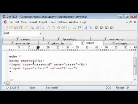 Php common errors part 1 - Hindi | Lokesh