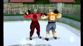NHL Rock the Rink Sony Playstation - Gameplay Video