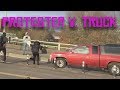 Protester V. Truck