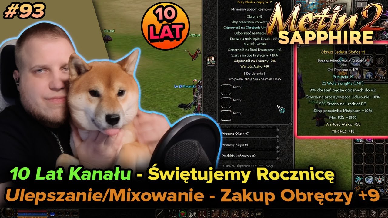 Sabal - Metin2 - Sapphire - 10 lecie Kanału! - ulepszanie butów i czepca oraz zakup obręczy +9 - 93