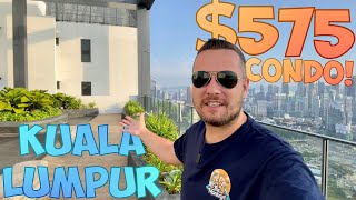 $575 Kuala Lumpur Condo Tour - Malaysia Cost of Living [4K]