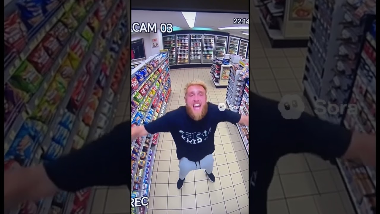 Jake Paul caught screaming in gas station 