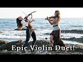 Wellerman x He&#39;s a Pirate (Violin Cover Duet) Taylor Davis &amp; Mia Asano