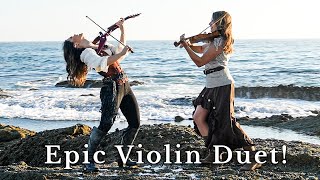 Wellerman x He's a Pirate (Violin Cover Duet) Taylor Davis & Mia Asano Resimi