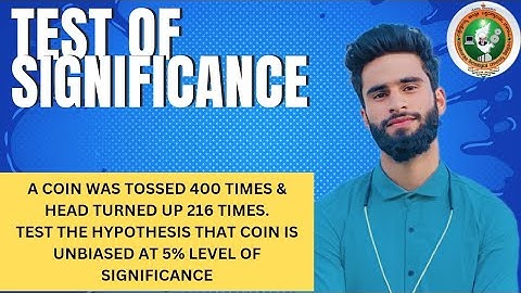 BMATCS301 Test Of Significance| Module 3 Solved Q.No.5(b)📝