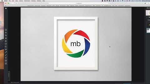 Pixlr Tutorial - JPEG Version of the 1up White Frame Mockup