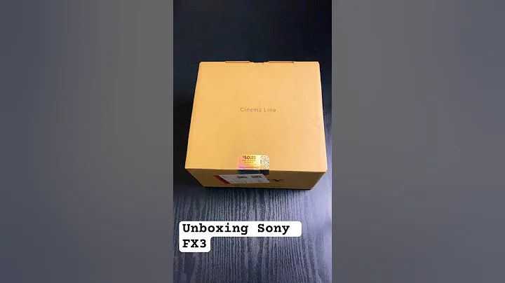 Sony FX3 Unboxing #FX3 #sony #camera #unboxing #unboxingvideo #filmmaking #film #edit #cinema #video