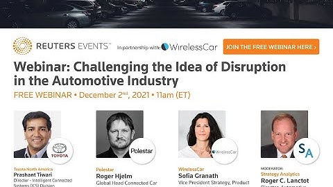 WEBINAR Challenging the Idea of Disruption in the Automotive Industry