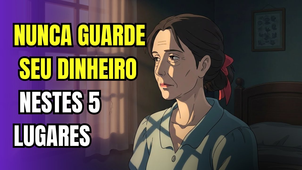 NUNCA GUARDE DINHEIRO NESSES 5 LUGARES